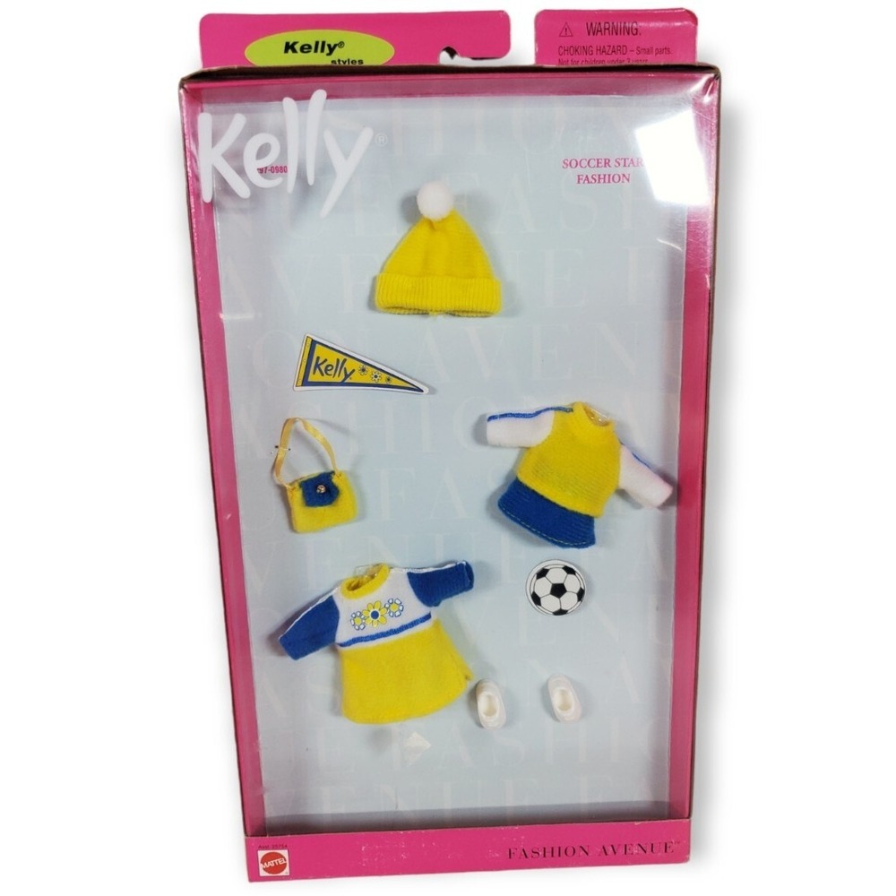 Barbie KELLY Fashion Avenue Soccer Star FASHION 25754 NRFB Vintage 2001